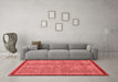 Modern Red Washable Rugs