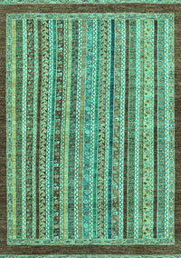 Oriental Turquoise Modern Rug, abs2404turq