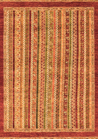 Oriental Orange Modern Rug, abs2404org