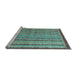 Sideview of Machine Washable Oriental Light Blue Modern Rug, wshabs2404lblu