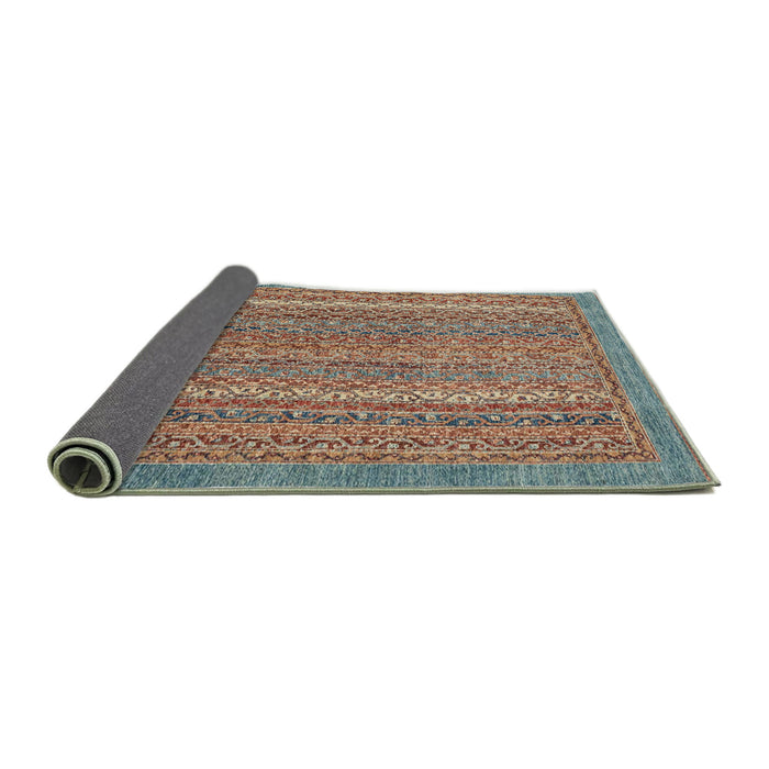 Sideview of Abstract Green Oriental Rug, abs2405