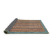 Sideview of Abstract Green Oriental Rug, abs2405