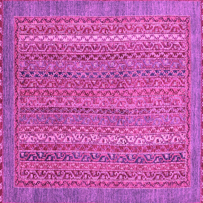 Square Oriental Pink Modern Rug, abs2405pnk