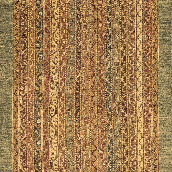 Machine Washable Oriental Brown Modern Rug, wshabs2405brn