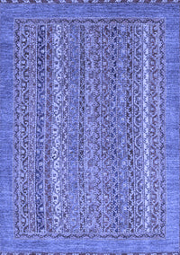 Oriental Blue Modern Rug, abs2405blu