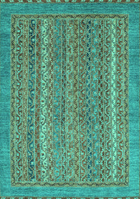 Oriental Turquoise Modern Rug, abs2405turq