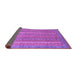 Sideview of Oriental Purple Modern Rug, abs2405pur