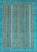 Oriental Light Blue Modern Rug, abs2405lblu