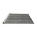 Sideview of Machine Washable Oriental Gray Modern Rug, wshabs2405gry