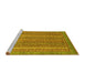 Sideview of Machine Washable Oriental Yellow Modern Rug, wshabs2405yw