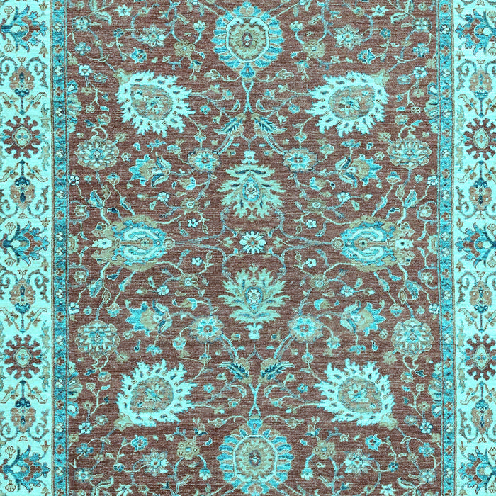 Oriental Light Blue Modern Rug, abs2406lblu