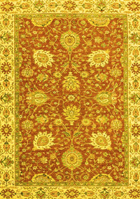 Oriental Yellow Modern Rug, abs2406yw