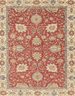 Abstract Red Oriental Rug, abs2406