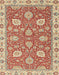 Abstract Red Oriental Rug, abs2406