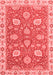 Oriental Red Modern Area Rugs