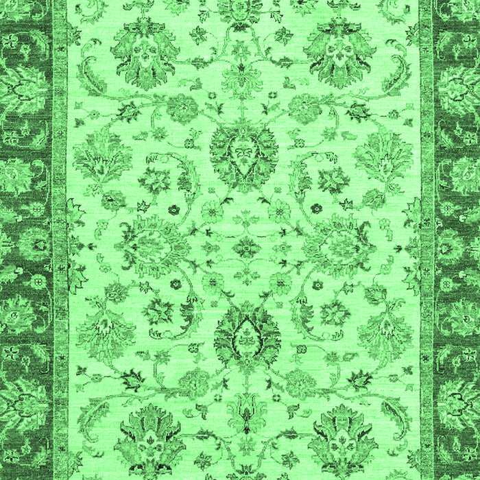 Oriental Emerald Green Modern Rug, abs2407emgrn