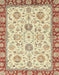 Abstract Chocolate Brown Oriental Rug, abs2407