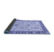 Sideview of Oriental Blue Modern Rug, abs2407blu