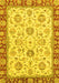 Machine Washable Oriental Yellow Modern Rug, wshabs2407yw