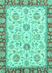 Oriental Turquoise Modern Rug, abs2407turq