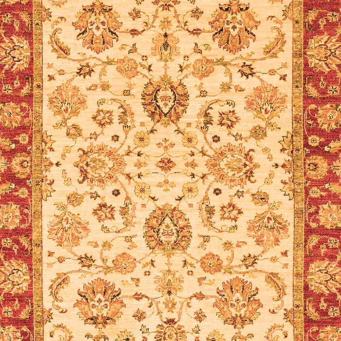 Machine Washable Oriental Orange Modern Area Rugs, wshabs2407org