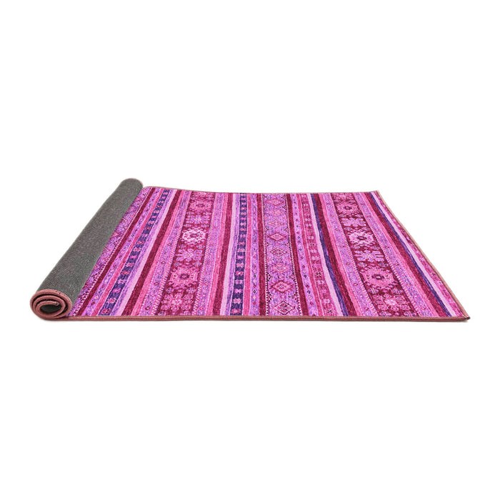 Sideview of Oriental Pink Modern Rug, abs2408pnk