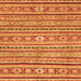 Square Oriental Orange Modern Rug, abs2408org