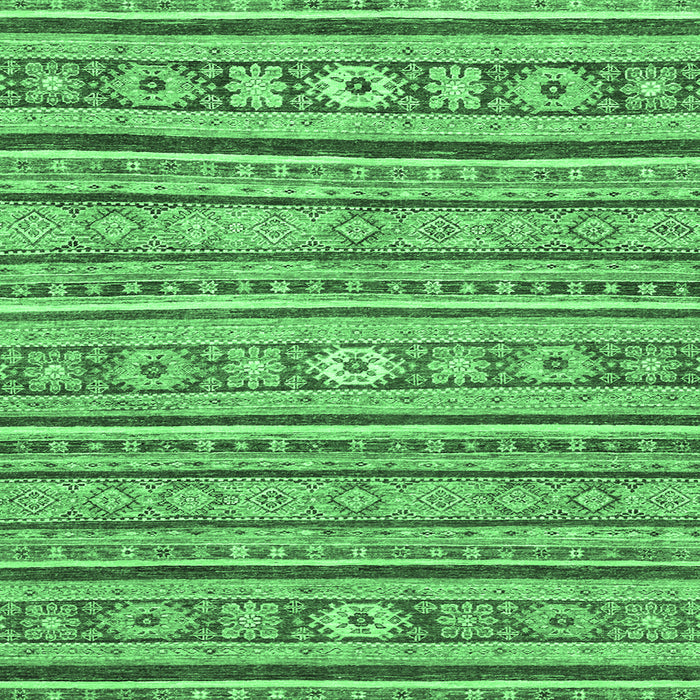 Square Oriental Emerald Green Modern Rug, abs2408emgrn