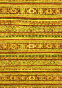 Oriental Yellow Modern Rug, abs2408yw