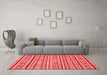 Modern Red Washable Rugs