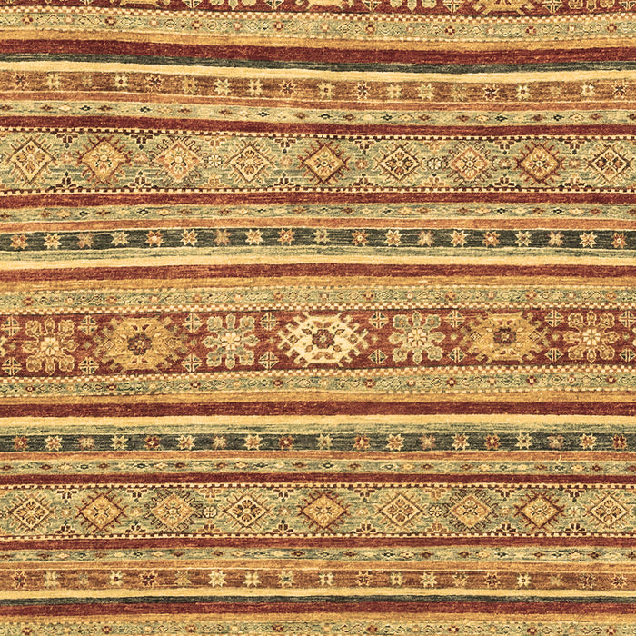 Machine Washable Oriental Brown Modern Rug, wshabs2408brn