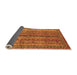 Sideview of Oriental Orange Modern Rug, abs2409org