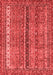 Oriental Red Modern Area Rugs