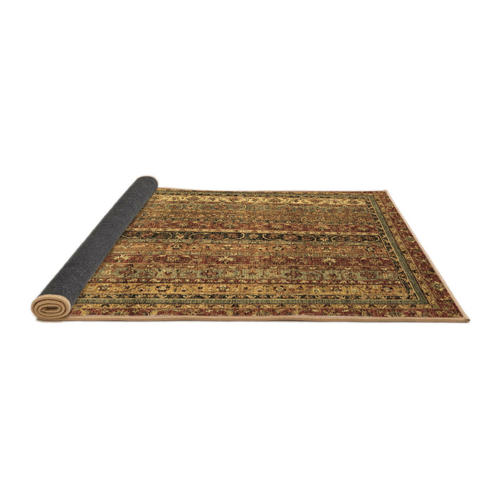 Sideview of Oriental Brown Modern Rug, abs2409brn