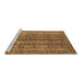 Sideview of Machine Washable Oriental Brown Modern Rug, wshabs2409brn