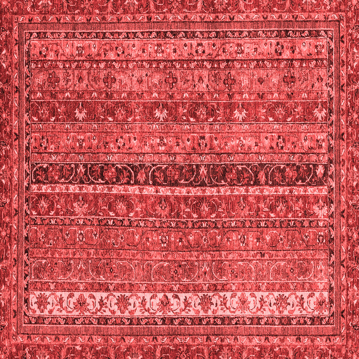 Machine Washable Oriental Red Modern Rug, wshabs2409red