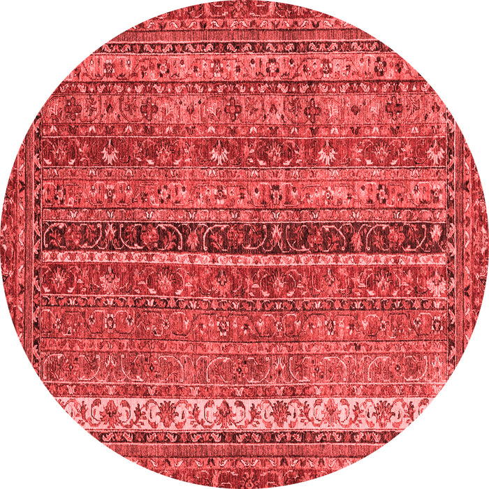 Machine Washable Oriental Red Modern Rug, wshabs2409red