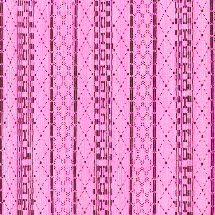 Square Machine Washable Solid Pink Modern Rug, wshabs240pnk