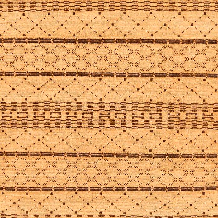 Solid Orange Modern Rug, abs240org