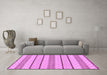 Machine Washable Solid Purple Modern Area Rugs in a Living Room, wshabs240pur