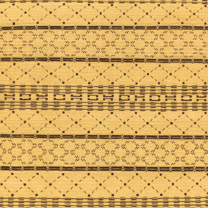 Machine Washable Solid Brown Modern Rug, wshabs240brn