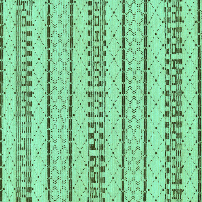 Square Solid Turquoise Modern Rug, abs240turq