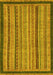 Oriental Yellow Modern Rug, abs2410yw