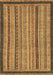 Machine Washable Oriental Brown Modern Rug, wshabs2410brn