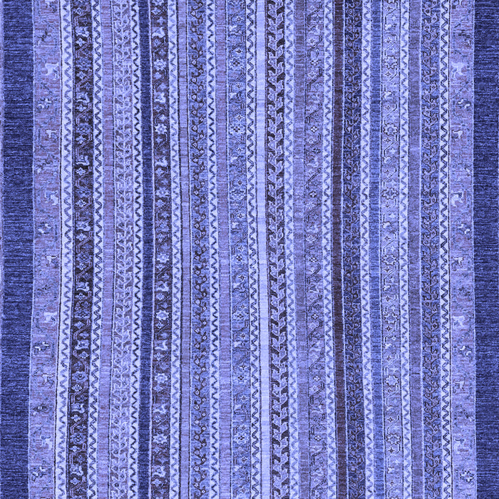 Machine Washable Oriental Blue Modern Rug, wshabs2410blu