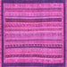 Square Oriental Pink Modern Rug, abs2410pnk