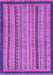 Machine Washable Oriental Purple Modern Area Rugs, wshabs2410pur