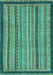 Oriental Turquoise Modern Rug, abs2410turq