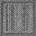 Square Oriental Gray Modern Rug, abs2411gry