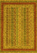 Oriental Yellow Modern Rug, abs2411yw